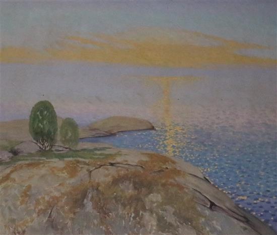 Ben-Boe, oil on board, landscape(-)